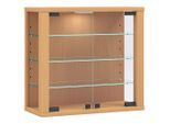 Hängevitrine Vitrosa S Buchefarben