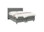 Boxspringbett Primo Graphitfarben Ca. 160x200cm 160/200 cm Graphitfarben