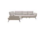 Wohnlandschaft Trendy Sandfarben/beige Flachgewebe Sandfarben, Beige