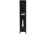 Vitrine Aus Metall In Schwarz 35/180/35 cm ,