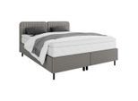 Boxbett Livetto Dunkelgrau Ca. 140x200cm 140/200 cm Dunkelgrau