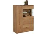 Highboard In Wildeiche 90/123/37 cm