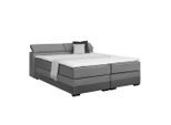 Boxspringbett Sevilla Grau Ca. 140x200cm 140/200 cm Grau