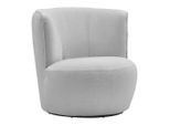 Sessel Jasima Hellgrau Drehbar Chenille Hellgrau