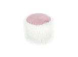 Pouf 5bq5j Rosa, Weiss Kunststoff