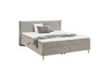 Boxbett Veloria Grau Ca. 180x200cm 180/200 cm Grau