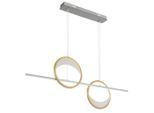Led-hängeleuchte Umbra Silber-/goldfarben Max. 40 W 120,4/10,5/120 cm