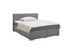 Boxspringbett Mira 2 Grau Ca. 160x200cm 160/200 cm Grau