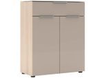 Schuhschrank Siena Eichefarben/kaschmir 80/99/41 cm