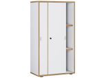 Aktenschrank Salia B60 Weiss, Honigeiche