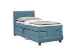 Boxspringbett Dixon Dunkelblau Ca. 90x200cm 90/200 cm Dunkelblau
