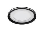Deckenleuchte Clarino Schwarz/weiss Max. 18 Watt 18 W 30/5,5 cm