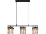 Hängeleuchte Neri In Schwarz Max. 40 Watt 72/15/140 cm