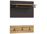 Garderobenpaneel Canu 80/73/27 cm
