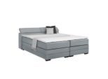 Boxspringbett Sevilla Dunkelgrau Ca. 180x200cm 180/200 cm Dunkelgrau