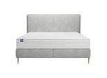 Boxspringbett Positano 180/200 cm Silberfarben