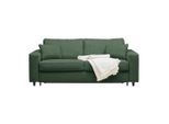 Schlafsofa Agneta Dunkelgrün Dunkelgrün Textil