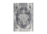 Flachwebeteppich Vintage 8400 Grau