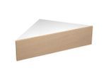 Nachttisch Usal S 60/15/42,4 cm Weiss, Honigeiche