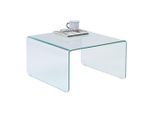 Couchtisch Wing Klar Glas 70/70/40 cm