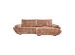 Wohnlandschaft Vivo Altrosa Chenille Altrosa