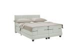 Boxspringbett Dixon Hellgrau Ca. 180x200cm 180/200 cm Hellgrau