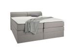 Boxspringbett Flexi 2 In Grau Ca. 180x200cm 180/200 cm Grau