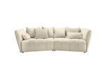 Boxspringsofa Sofi Creme Creme Textil