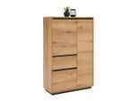 Highboard Puro Eichefarben 90/140/38 cm 2 Schublade(n)