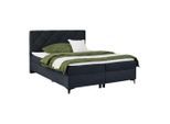 Boxbett Wind Schwarz Ca. 180x200cm 180/200 cm Schwarz