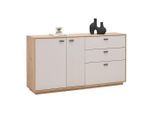 Sideboard Cremona Kaschmir/eiche Artisan 160/88,5/38 cm 3 Schublade(n)