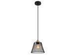Hängeleuchte Baku Schwarz/gold Max. 40 Watt 20/120 cm