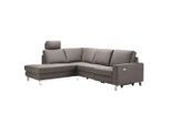 Ecksofa In Anthrazit Mit Relaxfunktion Mikrofaser Anthrazit