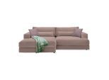 Ecksofa Fabiona Links Flieder Flieder