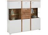 Highboard In Eichefarben 142/131/37 cm 2 Schublade(n)