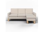 Wohnlandschaft Noemie Beige Webstoff Webstoff Beige