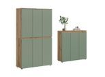 Garderobenschrank Scarpa 105+105/175+111/37+37 cm