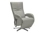 Relaxsessel Sitting 2 Graublau Leder Graublau