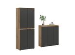 Garderobenschrank Scarpa 190/175/37 cm