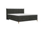 Boxbett Veloria Schwarz Ca. 180x200cm 180/200 cm Schwarz