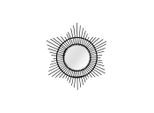Wandspiegel Rattan Spiegel Aina 425 52/52/2 cm ,