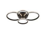 Led-deckenleuchte Maxi Schwarz/chromfarben Max.33watt