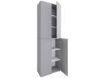 Schuhschrank Lona 2xl Dt 70/220/40 cm