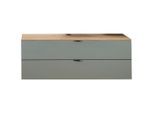 Tv-element Memphis Grün/eiche Artisan Grün, Eiche Artisan 140/51/44 cm