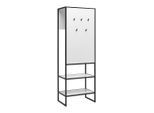 Garderobe Hilla Schwarz/weiss