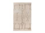 Flachwebeteppich Alena 125 Creme/braun 120x170 120/170 cm