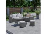 Gartenlounge-set Alex Rechts Anthrazit Aus Polywood 179/73/68 cm
