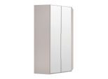 Eckkleiderschrank New York Grau/sahara Grau, Sahara
