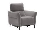 Relaxsessel Cape Town Dunkelgrau Holz, Metall, Textil Dunkelgrau