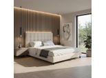 Polsterbett Frederico Ca. 180x200 Cm Beige 180/200 cm Beige